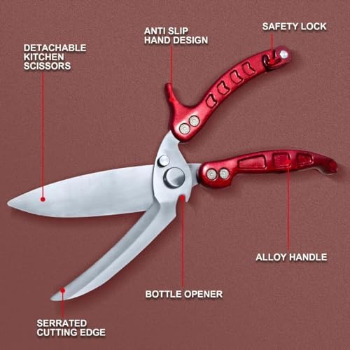 Kitchen Scissors, Poultry Shears Heavy Duty, Heavy Duty Poultry Shears - Image 6