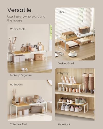 SONGMICS HOME Spice Rack, Expandable Cupboard Shelf Orgnizer - Image 6