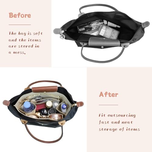 Lckaey Purse Organizer For Longchamp Purse For Long Champ Le Pliage Insert - Image 2