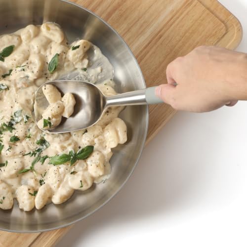Calphalon Edge Cooking Utensil Spoon, Stainless Steel Kitchen Spoonwith Heat - Image 7
