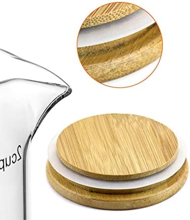 QWORK Glass Measuring Cup, 2 Pack 500ML, High Borosilicate Glass Scale Cup - Image 7
