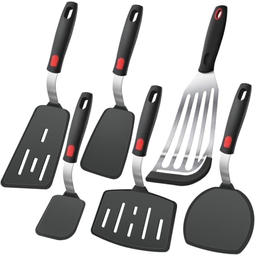 6Pcs Silicone Spatula Turner Set, Heat Resistant Silicone Spatula by Unknown