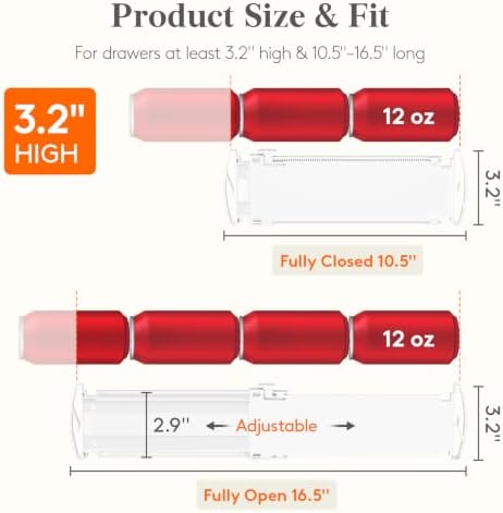 Lifewit 3.2" High Drawer Dividers - Image 2