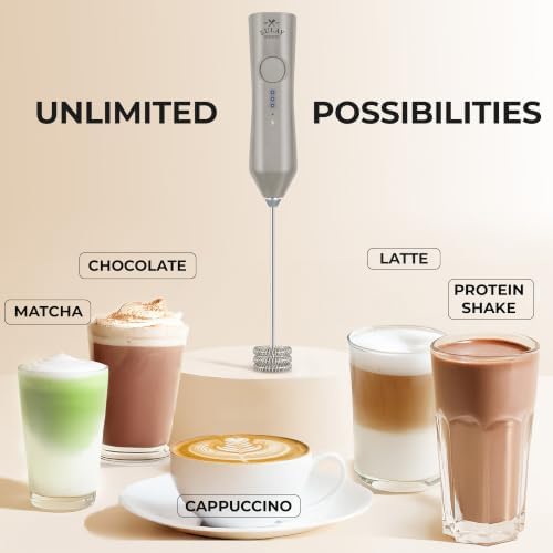Zulay Kitchen Rechargeable Milk Frother Handheld - Image 6