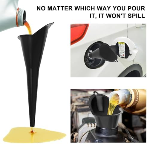 Long-Neck Oil Funnel for Automotive – Multi-Function Plastic Funnel for Oil - Image 4