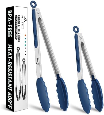 HOTEC Stainless Steel Kitchen Tongs by Hotec