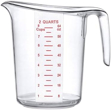 Amazing Abby - Melissa - 64-Ounce Plastic Measuring Pitcher, 8-Cup Food-Grade - Image 2