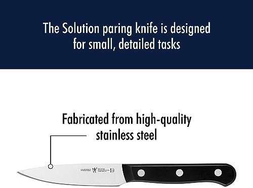 Henckels Solution 4-Inch Paring Knife, Razor-Sharp, German Engineered - Image 2