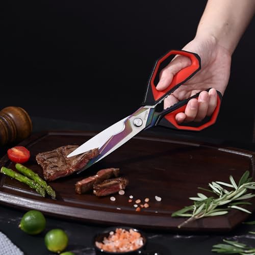LIVINGO 9" Sharp Kitchen Scissors - Image 2