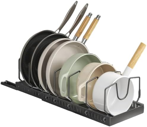 pots and pans organizer under cabinet, pot lid organizers inside cabinet holders - Image 3