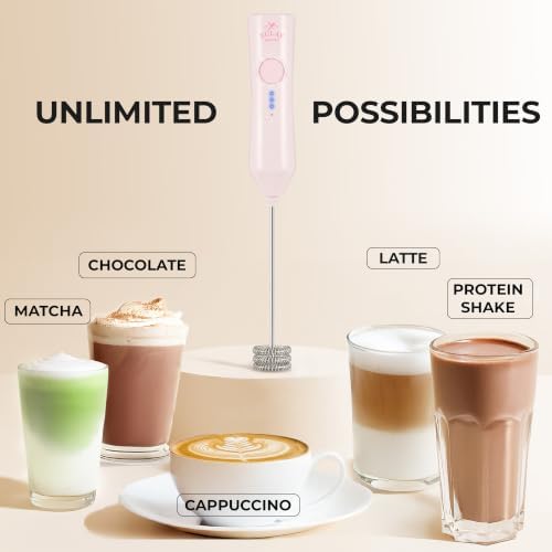 Zulay Kitchen Rechargeable Milk Frother Handheld - Image 6