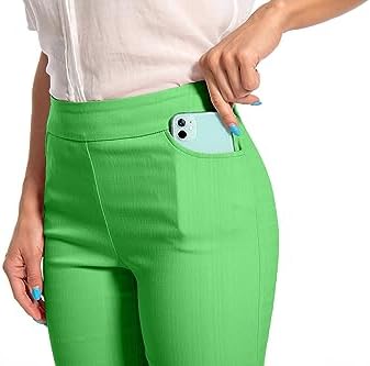 Women's Work Casual Super Stretch Tulip-Hem Pull-On Dress Shorts - Image 7