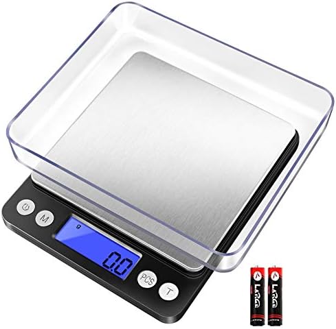 Fuzion Small Gram Scale 3000g, Digital Kitchen Food Scale, Gram and Ounce by Fuzion%C2%AE