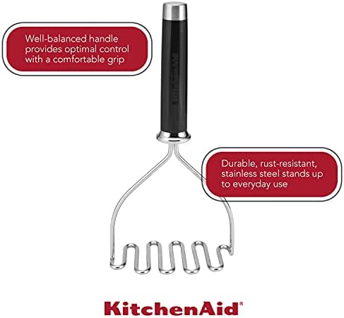 KitchenAid Gourmet Stainless Steel Wire Masher, 10.24-Inch - Image 2