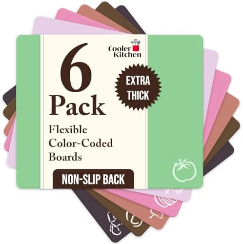 Pastel Flexible Plastic Cutting Board Mats by CoolerKitchen