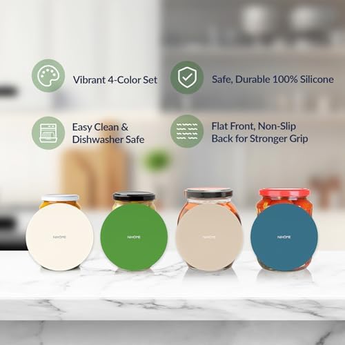 NiHome Silicone Jar Opener Gripper Pads, 6 in - Image 2