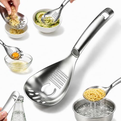 5 in 1 Multifunction Cooking Spoon Stainless Steel Slotted Spoon by FABUMET