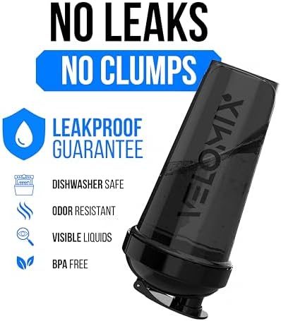 VELOMIX 2 Pack 28oz Protein Shaker Bottle - Image 3