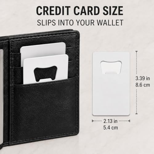 QTLCOHD 60 Pack Credit Card Bottle Opener - Image 2