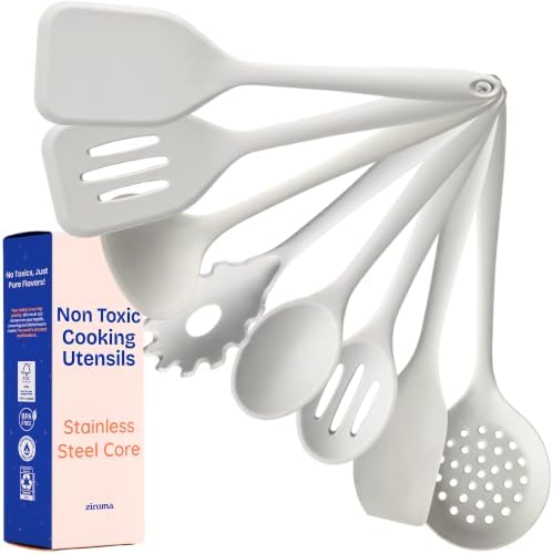 NonToxic Platinum Silicone Utensils, 100% Plastic-Free by Ziruma