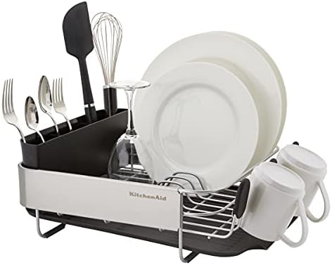 KitchenAid Compact, Space Saving Rust Resistant Dish Rack - Image 3