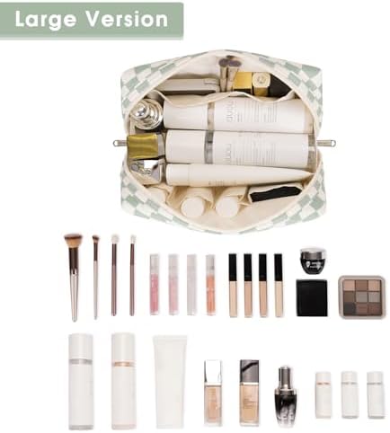 Narwey Makeup Bag Travel Toiletry Bag, Cosmetic Bag - Image 2
