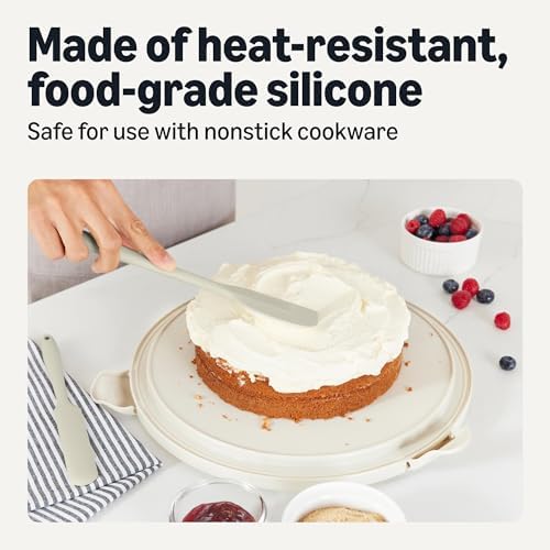 Amazon Basics Silicone Spatulas, 5-Piece Set, Heat-Resistant, Food-Grade - Image 3