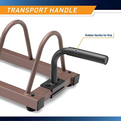 Steelbody Horizontal Plate and Olympic Bar Rack Organizer - Image 5