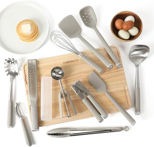 Calphalon Edge 11-Piece Silicone and Stainless Steel Kitchen Tool Set, Kitchen - Image 2