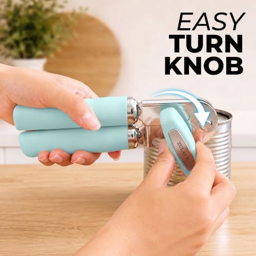 Zulay Kitchen Stainless Steel Swing Open Manual Can Opener Comfortable Grip - Image 6
