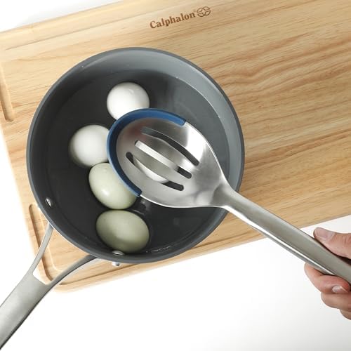 Calphalon Prime Slotted Spoon Skimmer, Stainless Steel Straining Spoon - Image 4