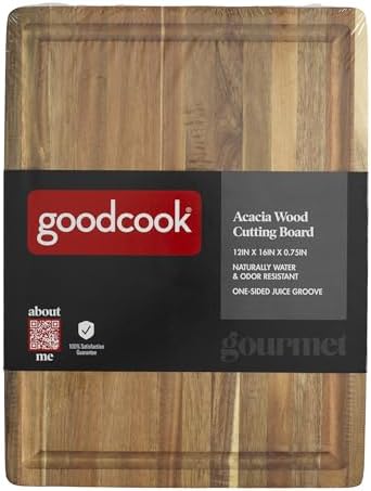 GoodCook Gourmet Cutting Board 16"x12" Acacia - Image 6