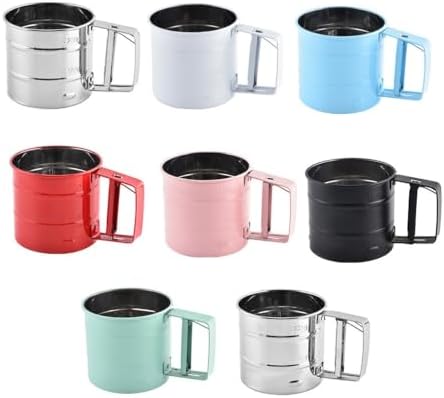 Stainless Steel Flour Sifter Handheld Baking Sieve Fine Mesh Powder Sugar - Image 7