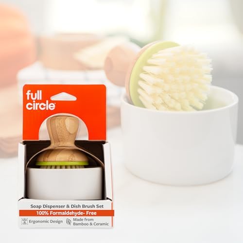 Full Circle Home Soap Dispenser & Dish Brush Set, 1 Each by Unknown