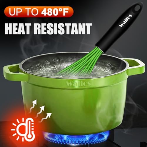Walfos Silicone Whisk, Rubber Whisks - Image 4