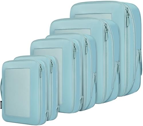 BAGAIL 4 Set/6 Set/8 Set Compression Packing Cubes Travel Accessories by BAGAIL