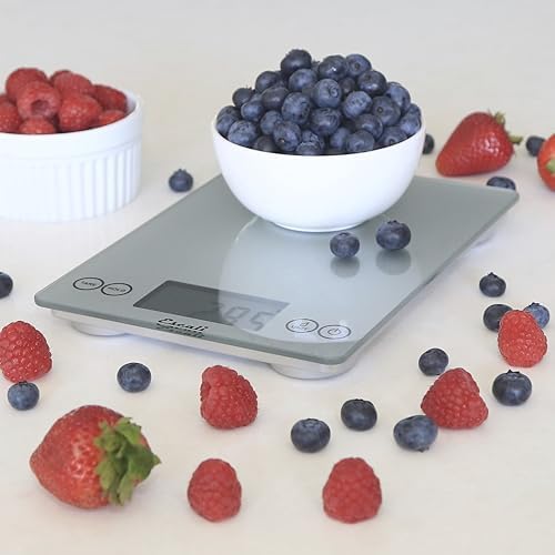 Escali Arti Glass Food Scale Digital Countertop Kitchen, Baking and Cooking - Image 5