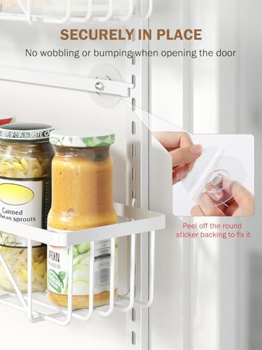 Delamu Adjustable Over the Door Pantry Organizer, 9-Tier Metal Pantry - Image 5