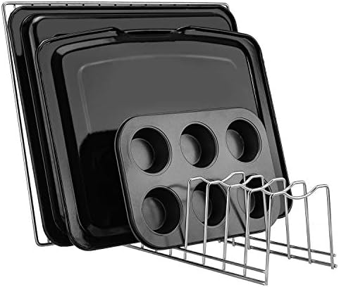Kitchen Pot Lid Holder Organizer, Rack Cutting Boards, Reusable Containers - Image 4