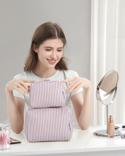 Narwey Makeup Bag Travel Toiletry Bag, Cosmetic Bag - Image 6
