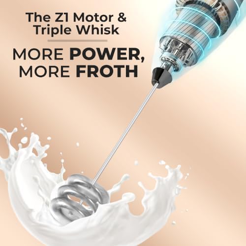 Zulay Kitchen Powerful Milk Frother Wand - Image 3