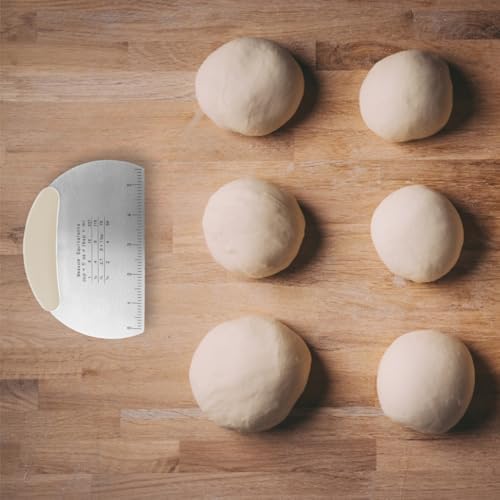 Professional Stainless Steel Dough Cutter and Scraper Combo - Image 5