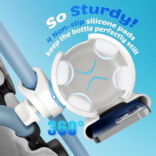Guiseapue 2-in-1 Stroller Cup Holder Phone Holder, Baby Essentials - Image 5
