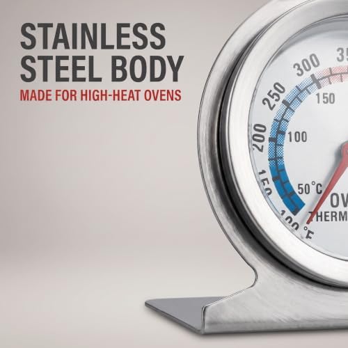1Pc Silver Oven Thermometer 50-300°C/100-600°F, Thermometer Instant Read - Image 5