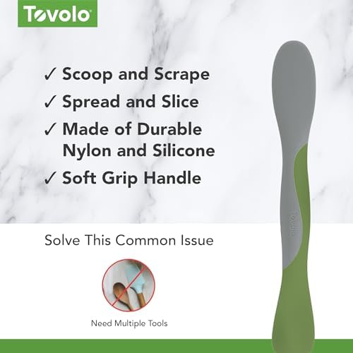 Tovolo Scoop and Spread Large Dual End Silicone Sandwich Spreader Tool - Image 3