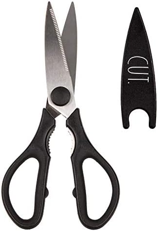 Rae Dunn Kitchen Scissors- Stainless Steel Kitchen Shears, Cooking Scissors by RaeDunn