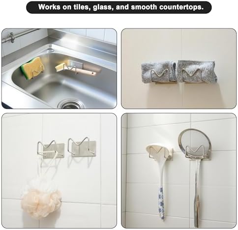 Luckyiren 2-Pack Stainless Steel Sponge Holder, Kitchen Sink Caddy Organizer - Image 7
