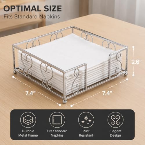 Flat Napkin Holder for Table - Image 3