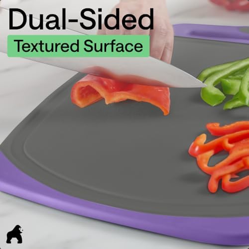 GORILLA GRIP BPA-Free Reversible Cutting Board - Image 6