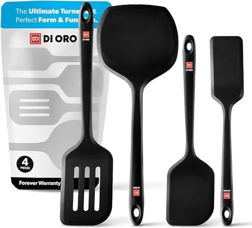 DI ORO Silicone Turner Spatula Set by DIORO